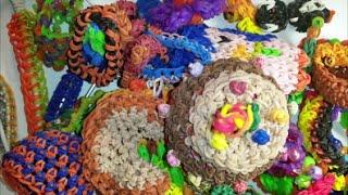 Наша коллекция фигурок из резинок Rainbow Loom.Урок № 50