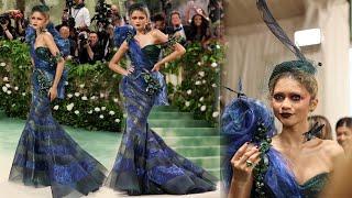 ZENDAYA Wearing A Version Of Christian Dior At Met Gala 2024