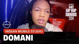 Domani Freestyles In The Nissan Mobile Studio At The 2024 Hip Hop Awards! | Hip Hop Awards '24