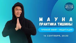 Мауна. Практика Тишины | Прямой эфир + медитация | Ян Тиан