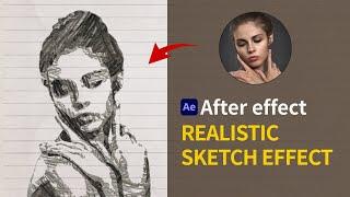 After effects Realistic Sketch Effect Tutorialㅣ스케치 효과