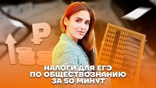 Налоги для ЕГЭ по обществознанию за 50 минут | Умскул