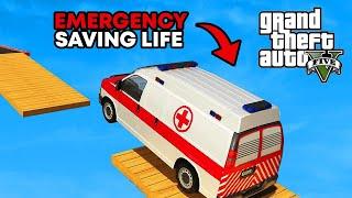 Ambulance Mid Air Race GTA 5 - GTA 5 Tamil Stunt Race - GTA 5 Funny moment - Sharp Tamil Gaming