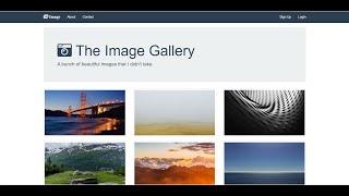 How To Create Image Gallery Web Page Using Bootstrap