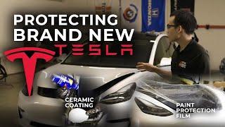 How To Protect Your New Tesla! New Car Paint Protection Film (PPF) & Ceramic Coating Bay City, MI