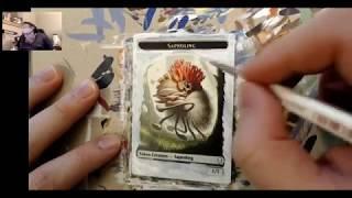 MTG Altered Art (time-lapse) - Dominaria Saproling Token