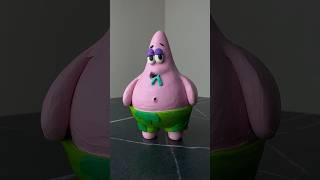 I made Patrick  SpongeBob #sculpting #spongebob #patrick #clay #plasticine #halloween