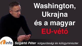 Washington, Ukrajna és a magyar EU-vétó. Szijjártó Péter, Inforádió, Aréna