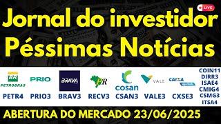 ALERTA MÁXIMO Trump ataca Irã PETR4 PRIO3 BRAV3 RECV3 CSAN3 VALE3 CXSE3 COIN11 DIRR3 ISAE4 CMIG4