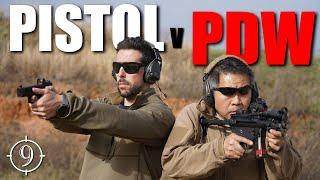 How Much Better is a PDW vs Pistol [Range Talk]