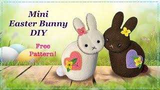 Mini Easter Bunny DIY || FREE PATTERN || Full step by step Tutorial with Lisa Pay