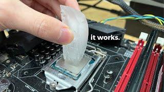 Why aren't PCs cooled with ICE?