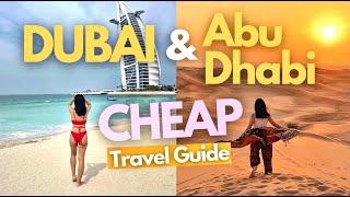 Dubai & Abu Dhabi Budget Travel Guide w/ Costs & Itinerary 2025 • ₱15,000 for 4 DAYS!