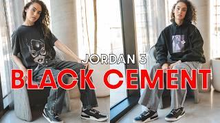 IS THIS CLASSIC WORTH IT? Air Jordan 3 Black Cement On Foot Review, Sizing and How to Style