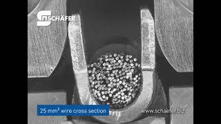 Schäfer Crimping Process | Wire Cross Section 25 mm2