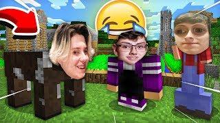 Я РАССМЕШИЛ СВОИХ ДРУЗЕЙ С ВЕБКОЙ ДО СЛЁЗ В МАЙНКРАФТ | Компот Minecraft