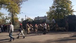 Иван Филатов с военным оркнстром