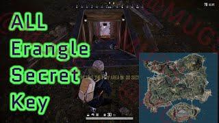 PUBG 2023| Secret Basement Key Location | Map Erangle