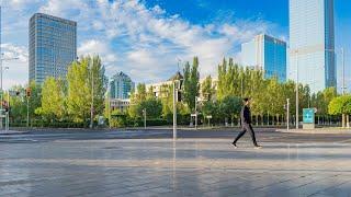 Благоустройсвто ул. Кунаева и ул.Достык, г.Астана