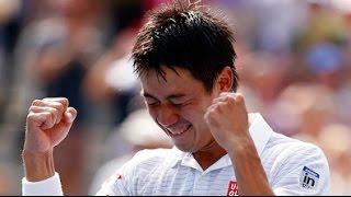 Kei Nishikori After Match interview Vs Novak Djokovic US OPEN 2014