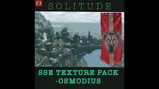 Skyrim's Solitude retextured with SSE Texture Pack by Osmodius