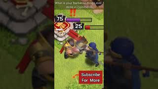 Barbarian King Vs Royal Champion Clash of Clans | Heroes Vs All Troops
