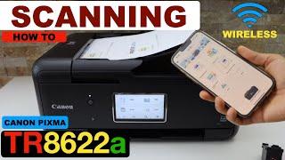 Cano Pixma TR8622a Scanning, Scan To SD Card, Scan To SmartPhone.