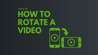 How to rotate a video | Easy way