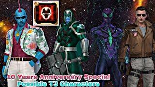 10 Years Anniversary Special Possible T3 Characters - Marvel Future Fight