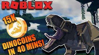 FASTEST METHODS TO EARN 15,000 DINOCOINS UNDER AN HOUR - Jurassic Blocky