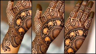 Karvachauth Special Mehndi Designs || Front Hand Lotus Mehndi Design