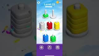 I Made Ring Sort Game In Unity 3D #viral