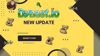 Dynast.io | New Update | Lots Of Recipes