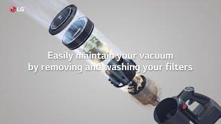 LG A9 Kompressor™ Handstick Vacuum - Hygienic Filtration