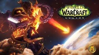 Sargeras Impales Azeroth Sword Cinematic - Illidan's Sacrifice Argus Ending [WoW Legion/War Within]