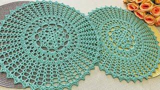 Crocheted napkin, Serving napkin, Lara