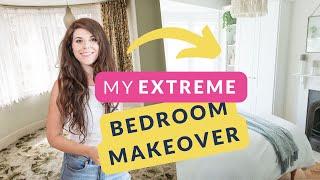 Our £10K bedroom renovation MAKEOVER (in under 10 mins!) | Bedroom Ideas