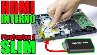 Internal HDMI for PlayStation 2 Slim - Super Simple!