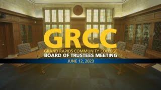 Board of Trustees Budget Meeting JUNE 2023
