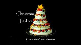 Christmas Tree Pavlova