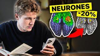 Comment ton téléphone réduit la taille de ton cerveau.