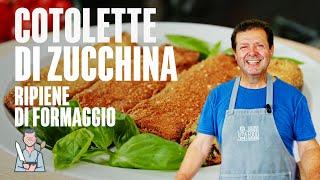 COTOLETTE DI ZUCCHINA RIPIENE DI FORMAGGIO - A modo mio!