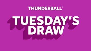 The National Lottery Thunderball draw results from Tuesday 06 August 2024