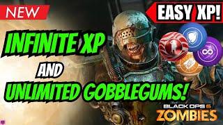 BO6 ZOMBIES - NEW SOLO INFINITE XP & UNLIMITED GOBBLEGUM METHOD in BLACK OPS 6 ZOMBIES! (OP!)