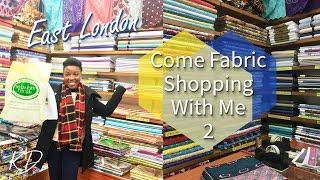 COME FABRIC SHOPPING WITH ME IN EAST LONDON | LIFE AFTER FASHION SCHOOL #10 | KIM DAVE