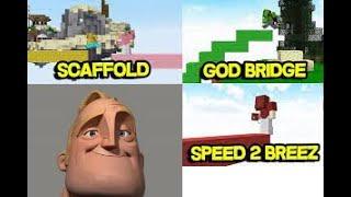 Mr. Incredible becoming canny (how you bridge in bedwars)