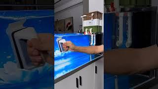 Strong magnetic fish tank brush cleaning artifact #trending #fish #fishvideo #fishtank #aquarius