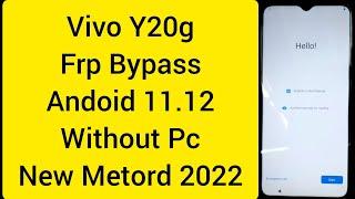 #settingnotopen VIVO Y20G (V2037) FRP Bypass New Security Update Google Account Bypass Wothout PC