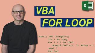 VBA For Loop - A Complete Guide