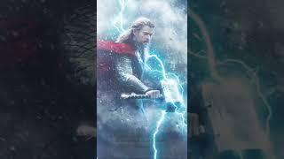 God of Thunder × THOR attitude . #avengers #thor #thunderstorm #shorts